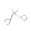 1PC Stainless Steel Small Nail Tools Eyebrow Nose Hair Scissors Cut Manicure Facial Trimming Tweezer Makeup Beauty Tool 4