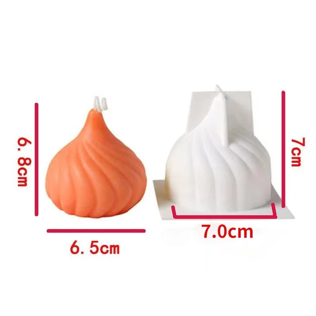 3D Irregular Silicone Candle Mould Aromatherapy Candle Mould DIY Handmade Candle Material Resin Mold Candle Making Supplies 3