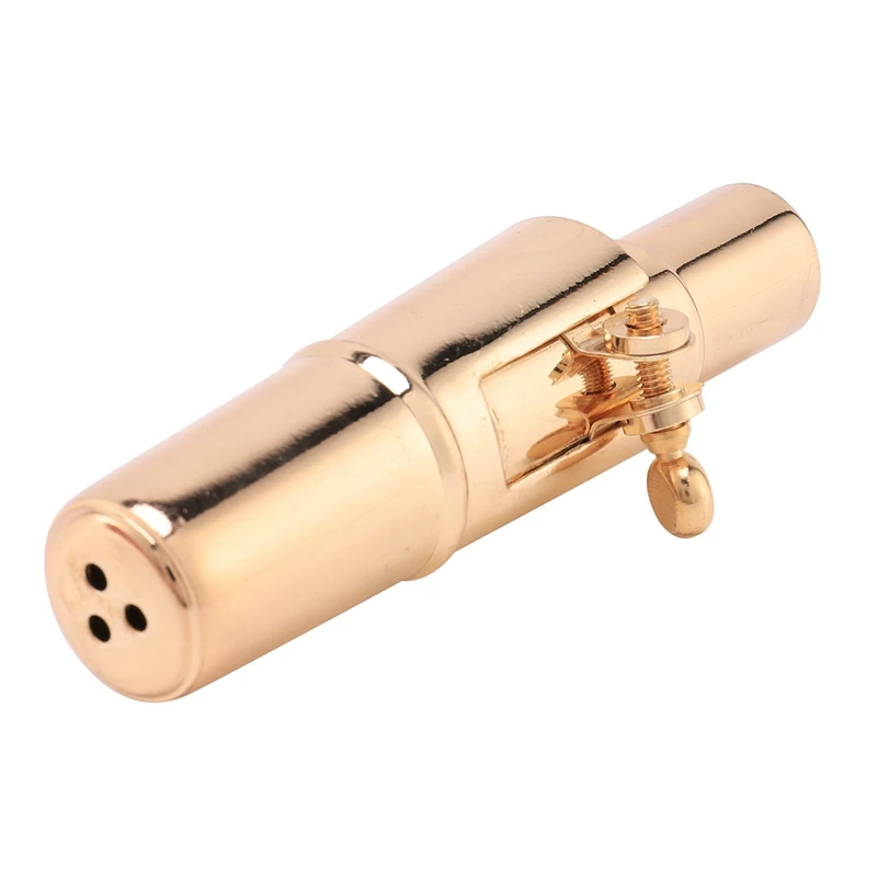 ABJV 2X Golden Alto Sax Saxophone Mouthpiece With Cap And Ligature Musical Instruments Parts