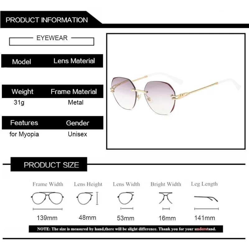 Rimless Round Reading Glasses for Women Men Vintage Anti Blue Light Presbyopia Eyeglasses Optical Hyperopia Eyewear Diopter 6