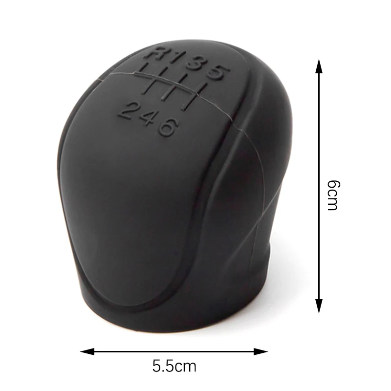 1 Pcs Car Silicone Gearshift Knob Cover Universal Manual 6 Gear Knob Cover Anti-skid Knob Protector Car Interior Accessories