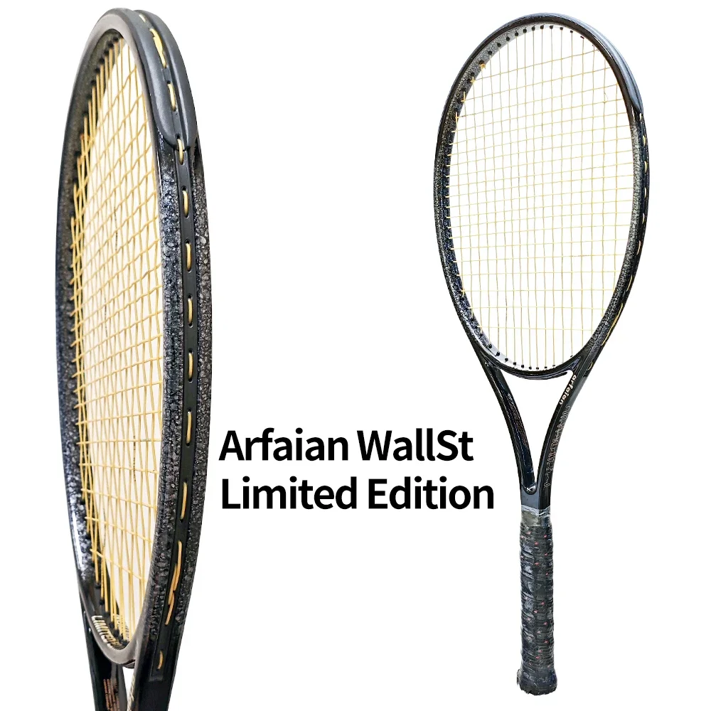 Tecnifibre Arfaian WallSt Limited Edition Premium Graphite Racket constructed with 3D high-modulus graphite braided
