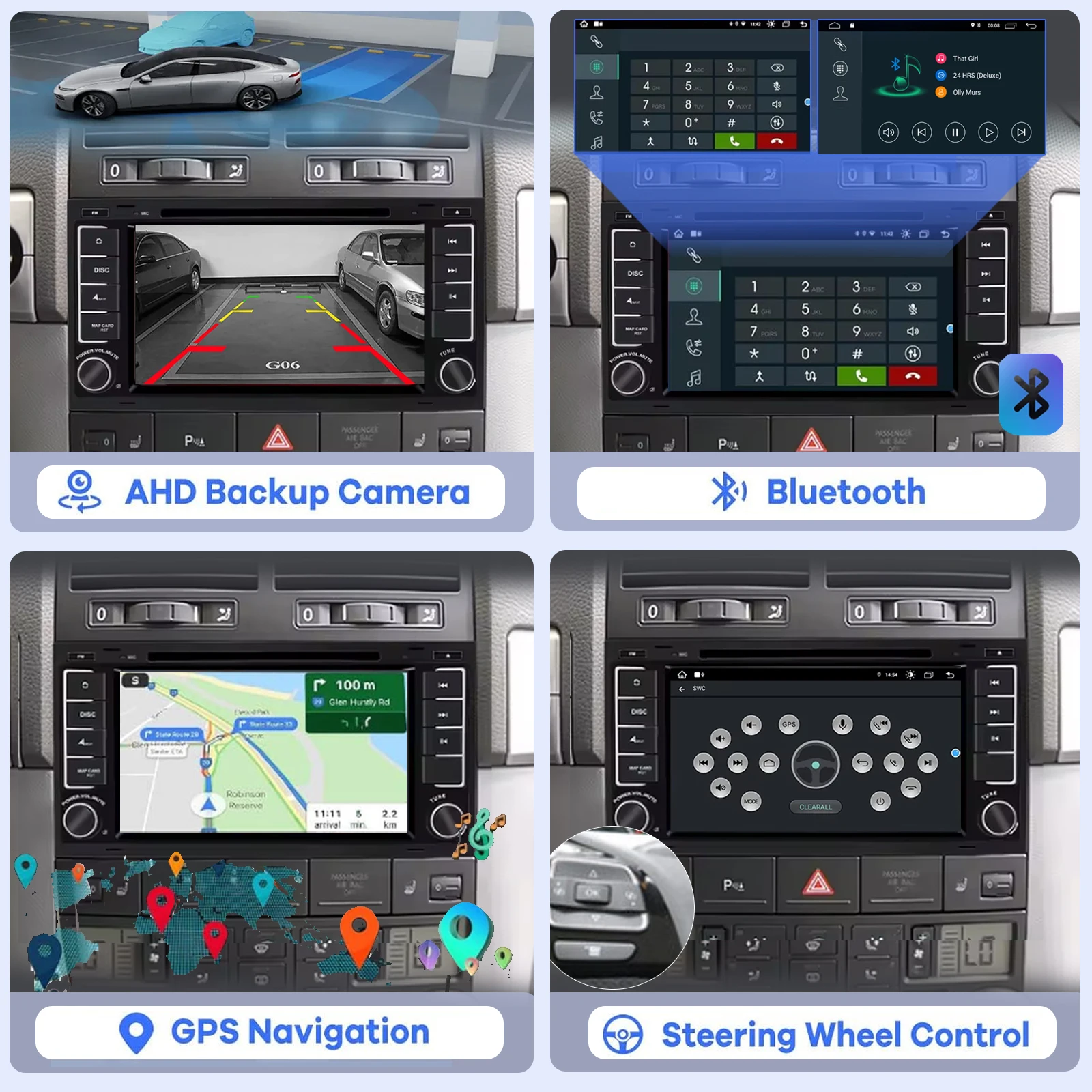 Android Car Radio for VW Volkswagen Touareg T5 Transporter Multimedia Player Sup