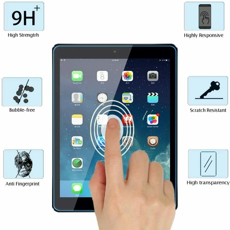 Premium Tablet Tempered Glass Screen Protector - HD Clear Protective Film