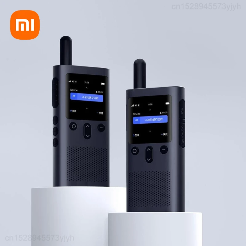 

Оригинальная умная рация Xiaomi Mijia Smart Walkie 3 с FM-радио, динамиком, режимом ожидания, приложением для смартфона, быстрой командной коммуникации