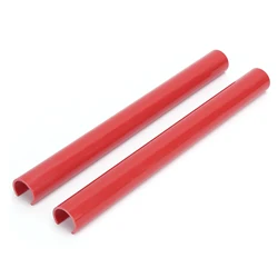 Set of 2 Colorful Grille Stripe Trims (Red)