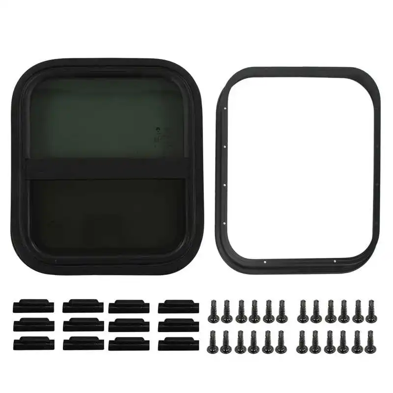 Rv Sliding Windows With Screen 440mm H 390mm W Tinted Tempering Glass