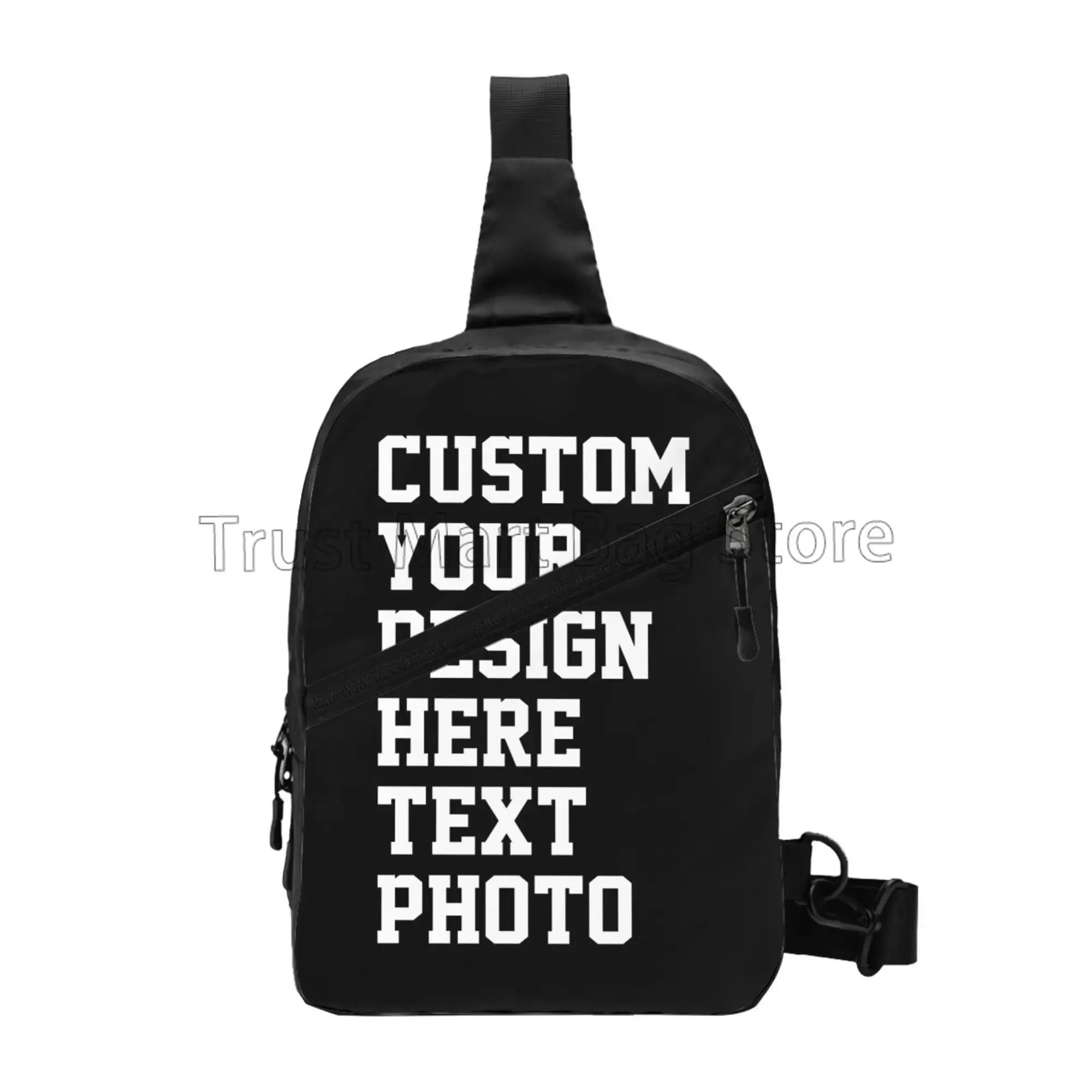 

Custom Chest Bags Custom Sling Bag Custom Mens Shoulder Bag Personalized Crossbody Sling Backpack Travel Hiking Daypack