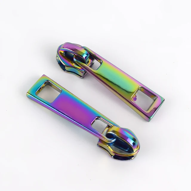 10pcs Zipper Sliders for 5# Nylon Zippers DIY Zip Head For Sewing Bag Pocket Zips Repair Kits Replacement Tailor Tools ZT139-Colored-No5