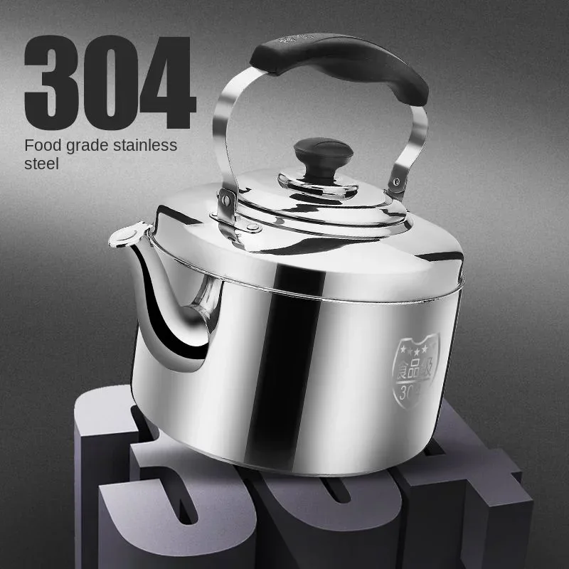 Super Thick 304 Stainless Steel Teapot with Large Capacity Whistle Gas Gas Electric Cooker Teapot with Kettle whistling teapot