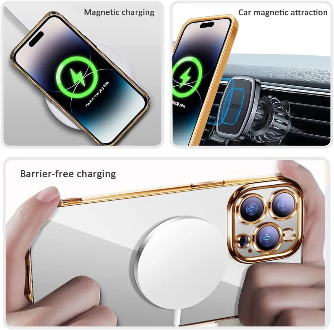 Magsafe Hülle Für IPhone 16 15 14 13 12 Pro Max 11 Magnetisch Slim Silikon Cover