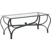 3-Piece Coffee Table Set, Tempered Glass Surface Living Room Sets, Coffee Table & 2 End Side Table, Metal Frame for Living Room 6