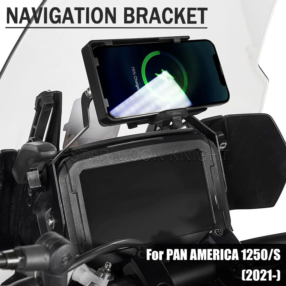 Accessories Pan America 1250 Gps Navigation Plate Bracket Gps