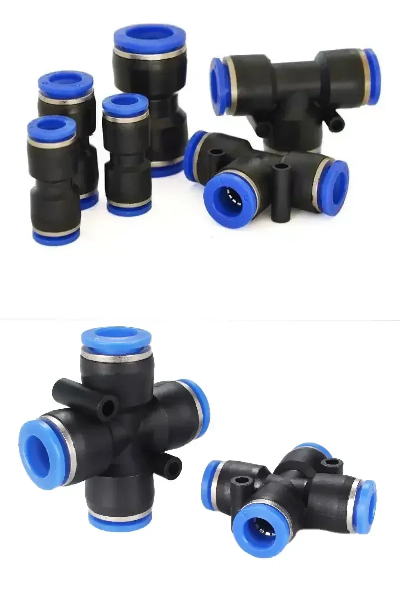 Description Picture 3 of item50 Pcs Pneumatic Connectors Kit Boxed PU-10 PE-10 PZA-10 PY-10 PV-10 PG-10  10mm Outer Diameter of The Hose Pipe Tube Air