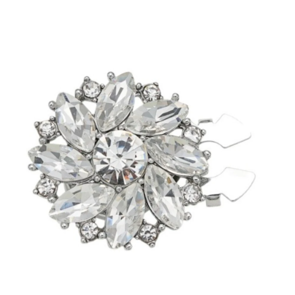 2PCS 럭셔리 꽃무늬 금속 버클 고급 셔츠 가디건 드레스 장 버튼 세트 커프링크스 우아한 스타일