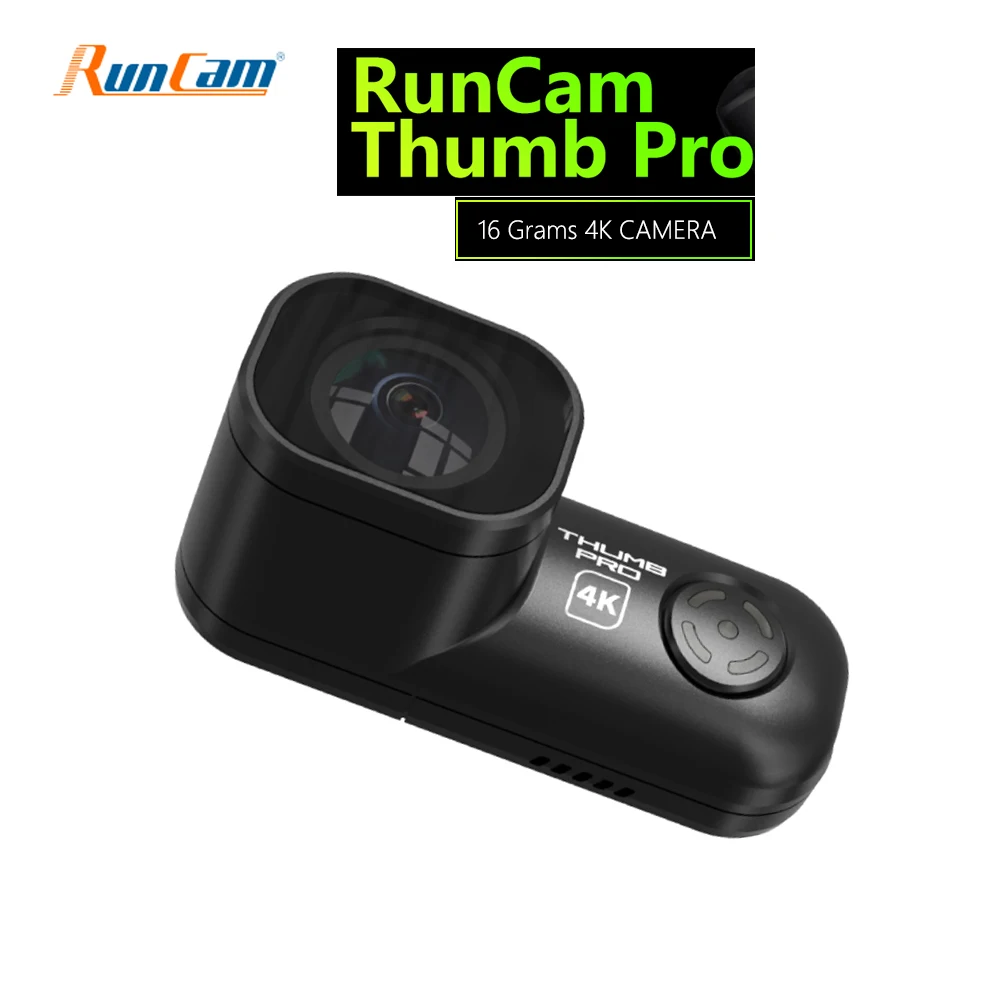 RunCam Thumb Pro 4K MINI Action FPV Drone Camera 16g Bulit-in Gyro ...