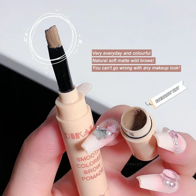 Eyebrow Tint Dyeing Gel Natural Liquid Eyebrow Tattoo Cream Sweat-proof Beauty Cosmetics Professional Eyebrow Enhancers Pencil 4