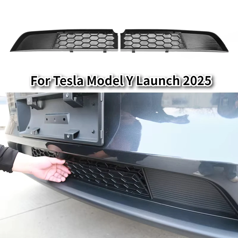 Leikaendi Frontgrill Netzabdeckung für Tesla Model Y 2020-2024