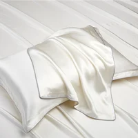 One Side 100% Mulberry Silk Pillowcases Envelope Pure Silk Pillow Case Pillowcase for Healthy Sleep Multicolor 1