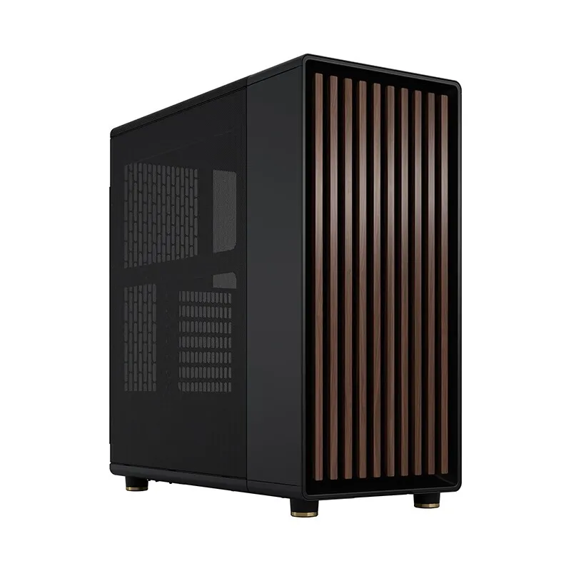 Fractal Design North Middle Tower Mesh Air-cooled ATX Desktop Bottom Walnut Oak Board Case Support ATX/M-ATX/Mini-ITXMotherboard