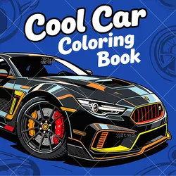 Charming Character and Delightful Cartoon Scenes: A Relaxing Car Coloring Book (MULTI)