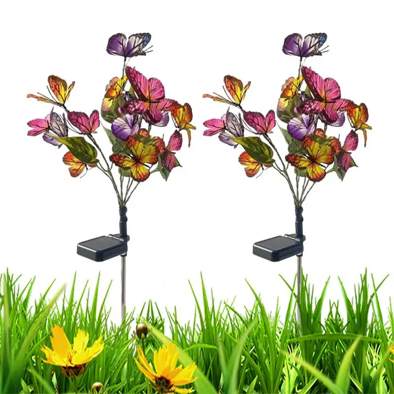 

Фонари-бабочки на солнечной батарее, 2 шт.