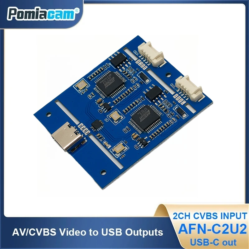 AV/CVBS to USB 변환기, UVC 준수, 안드로이드 윈도우 리눅스용 드라이브 필요 없음, 2채널 USB 비디오 캡처 ...