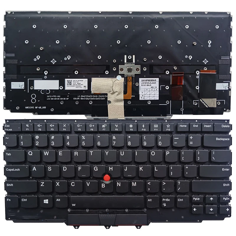 NEWUSLaptopkeyboardforlenovothinkpadX1Yoga2ndGen220173rd