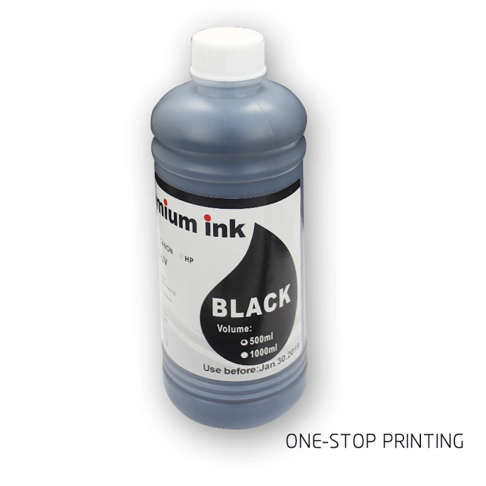 500ml Universal Refill Black Dye INK Compatible Canon For Brother Printer Cartridge CISS