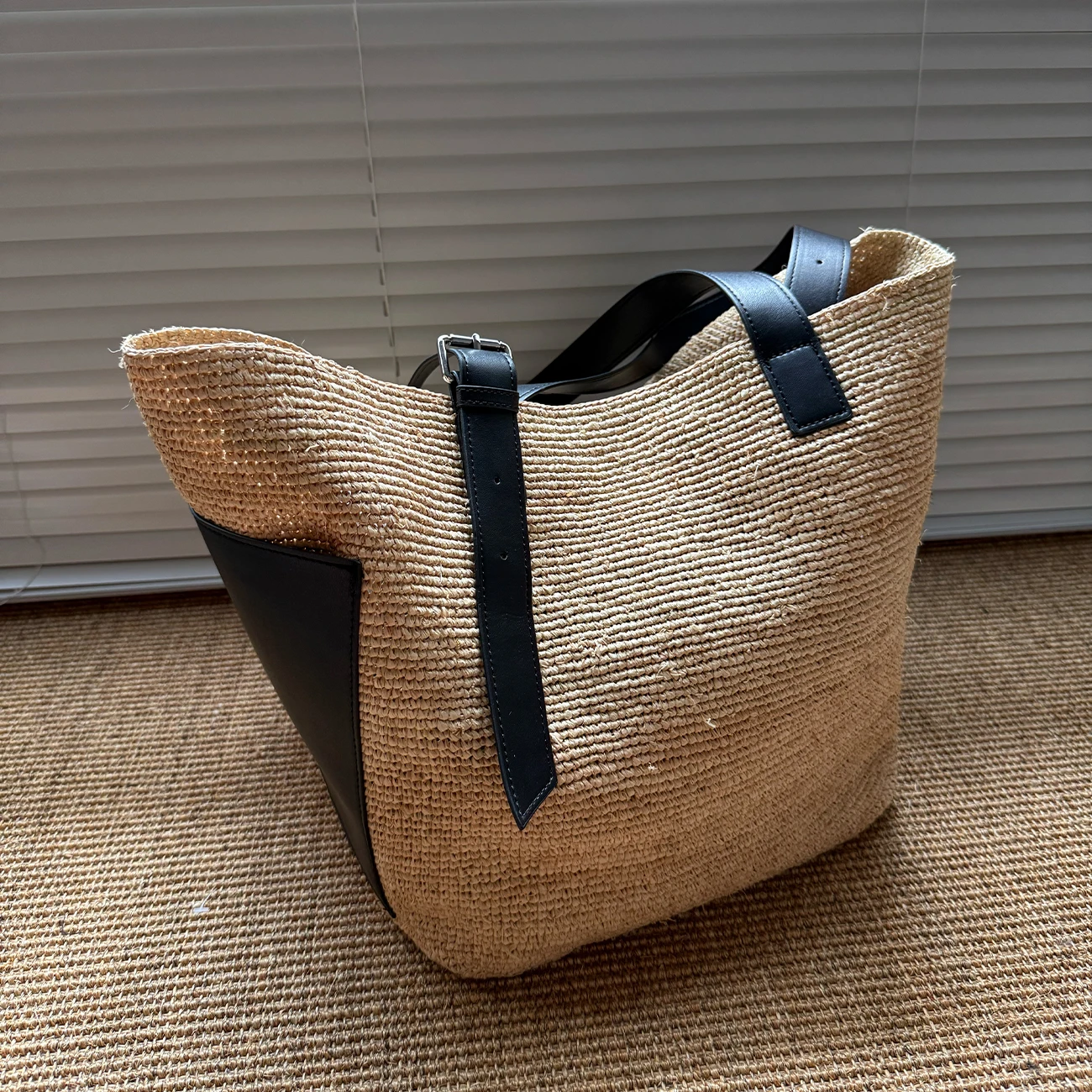 Straw Weave Beach Bag For Women Luxury Designer Handbag Purse 2025 New In Casual Vacation Large Capacity Tote Underarm Shoulder