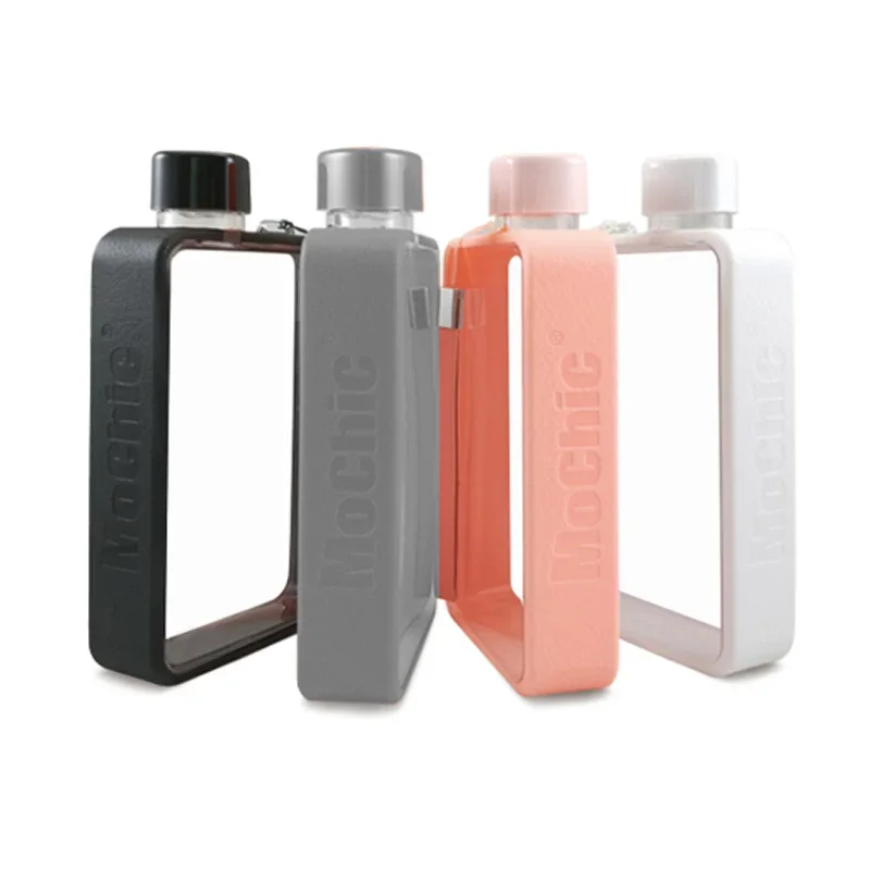 MoChic Moses A5 Flat Water Bottle Cup Grils A5 Flat Bottle Drinking for Water Portable Korean Creative Paper Bottles