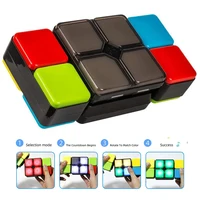 2023 Electronic Handheld New Point Game Fidget Toys Logic Flip Slide  4 Game Modes Changeable Puzzle Magic Cube Music Toy 1