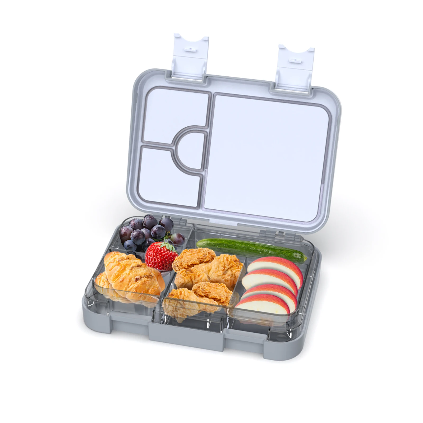  Bento-Lunch-Box-for-Kids-Mermaid-Bento-Boxes-4-or-6-Compartment-Toddler Illustration 