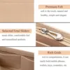 Felt Cosmetic Bag Insert Organizer fit Matelasse Shoulder Bag Timid Bag Storage,Finishing Inner Bag Liner for Longchamp Mini Bag 6