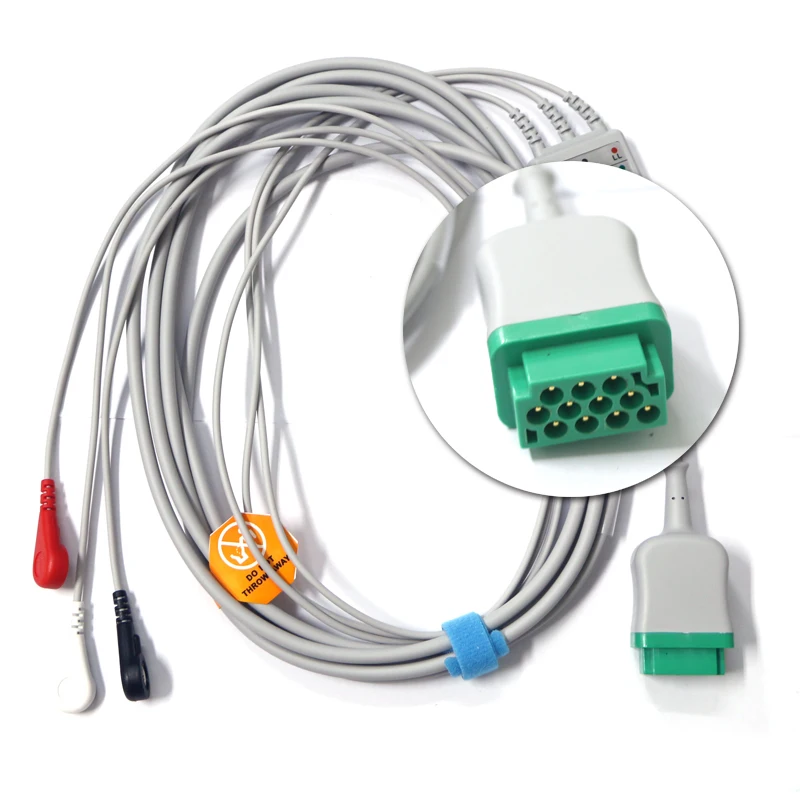 cable-ecg-medical-portable-accessoires-de-moniteur