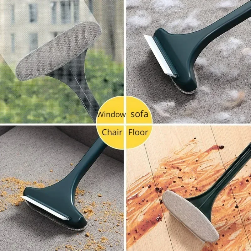 Multifunctional Anti-mosquito Screen Brush Glass Brush Dry and Wet Dual-use Household Cleaning Dust Brush Window Cleaning Tool 6