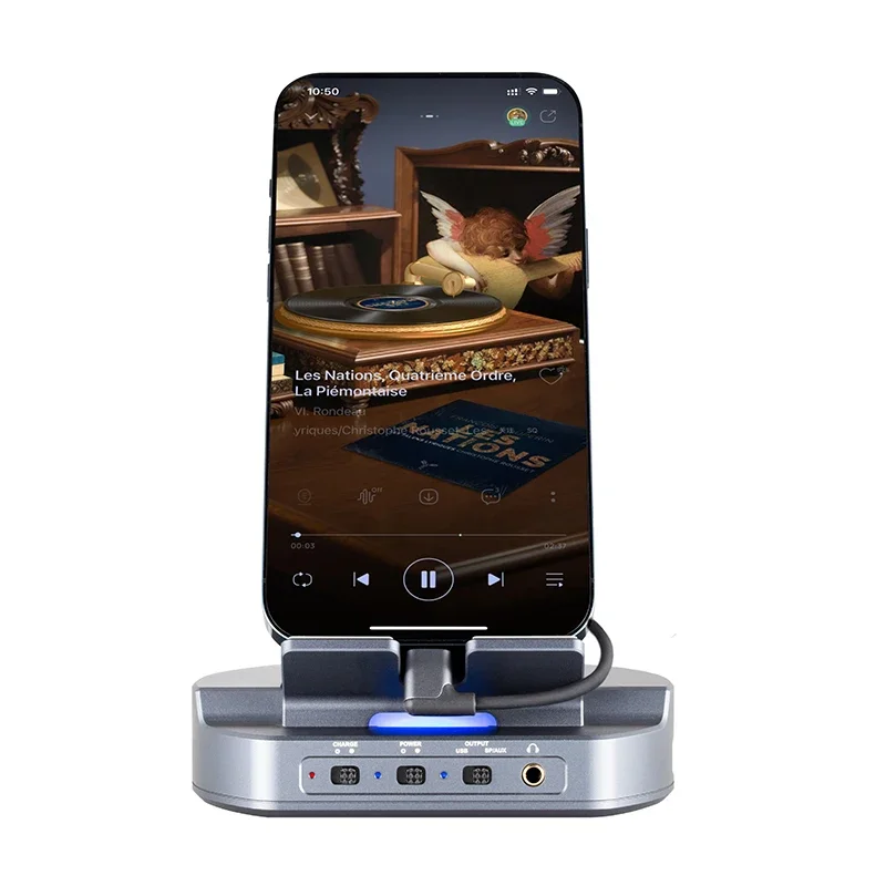 XDUOO DT-01 HiFi Turntable For Phone Convert USB to Coaxial/Optical/Aux USB support DSD256 32Bit/384kHz