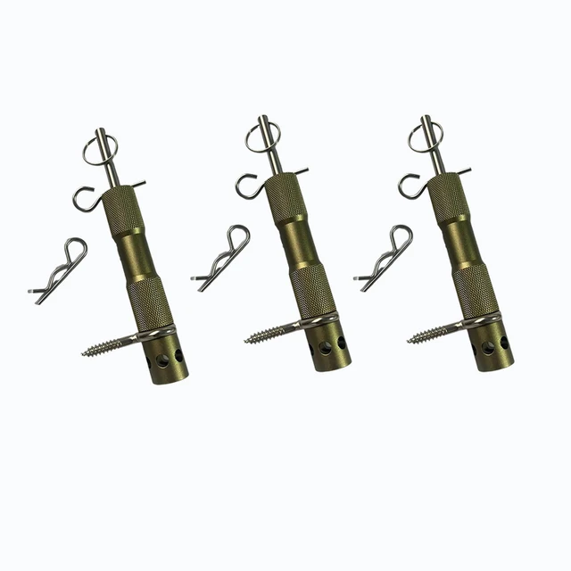 3pcs 9x5x1.6cm Green