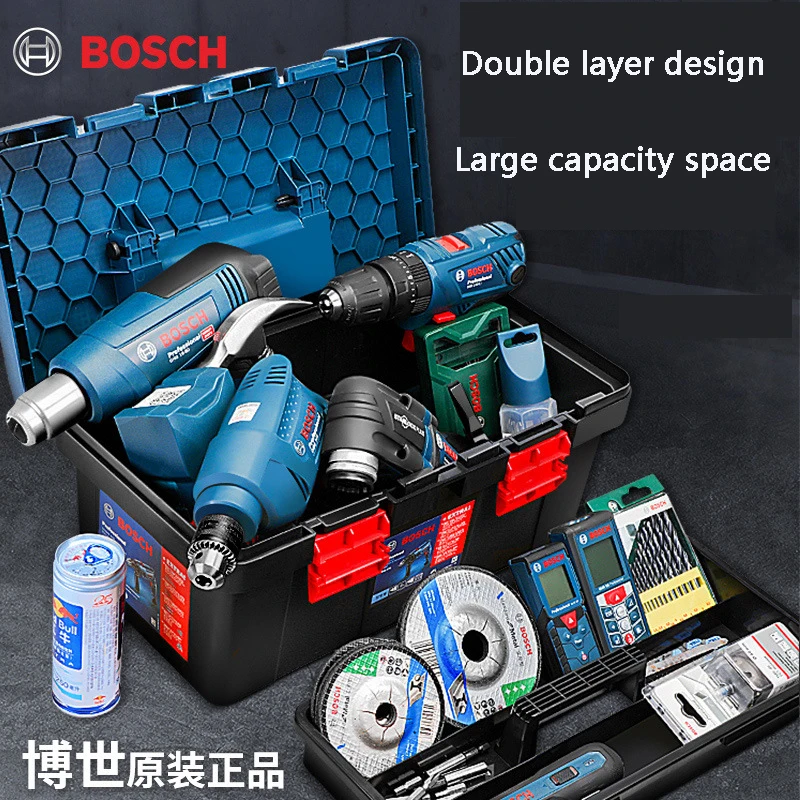 Bosch Original Toolbox Household - Parts Accessories Instrument Storage AliExpress - & Large Organizer Big Multi-functional Thicked Portable Double-layer Box Toolkit Plastic