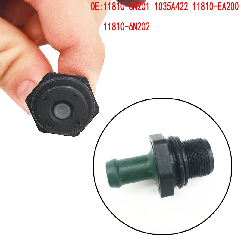 PVC 밸브 자동차 부품, 닛산 X-Trail Rogue Quest 1810-6N202 11810-5H71A, 11810-8J102 11810-EA200, 2 개