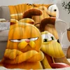 Cartoon G-Garfields Blanket Skin friendly comfort warm soft plush blanket suitable sofa living room office bedroom 6