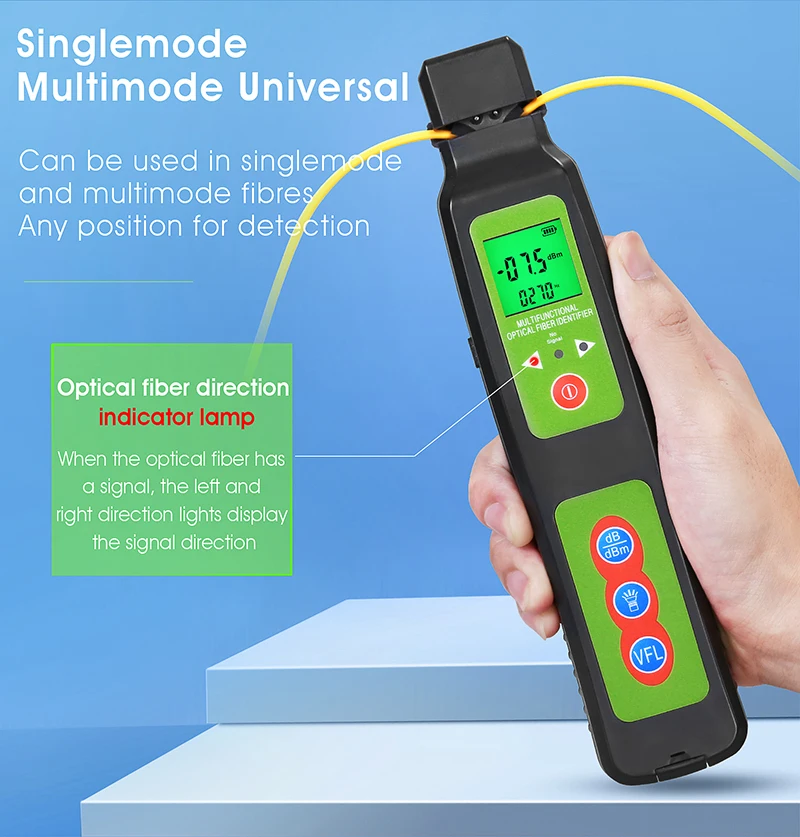 AUA-40A/40D Fiber Optic Identifier Fiber Cable Testing Tool Live Optical Fiber D