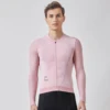 SPEXCEL New Pro Long Sleeve Cycling Jersey Summer Lightweight Fabric lLow Collar Design With Light mesh Sleeve for men 1