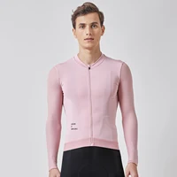 SPEXCEL New Pro Long Sleeve Cycling Jersey Summer Lightweight Fabric lLow Collar Design With Light mesh Sleeve for men 1