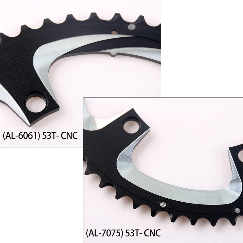 Prowheel Road Bike Chainring 130 BCD 39/53T Chainring