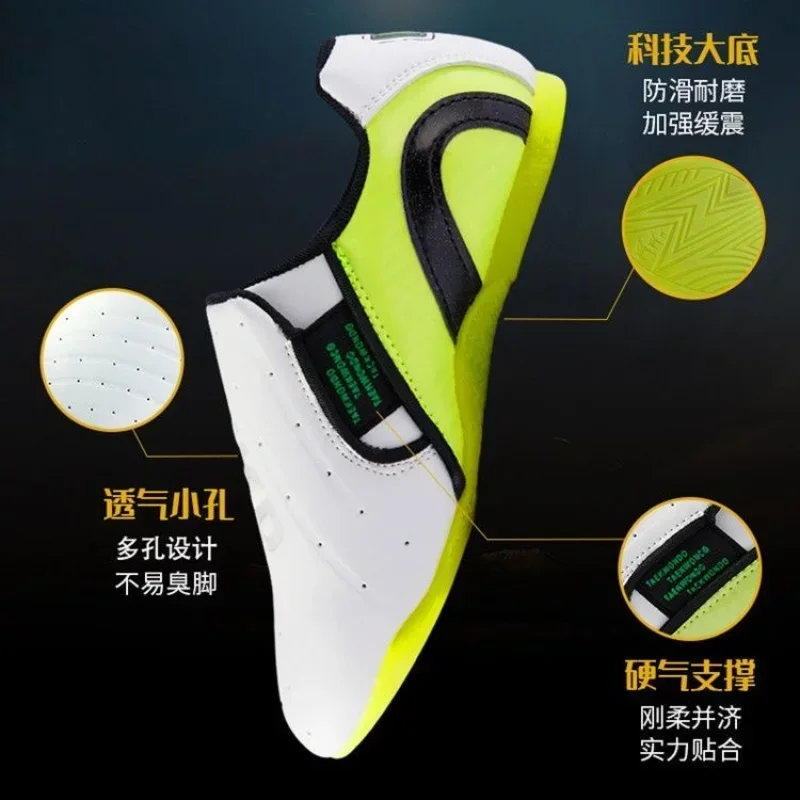 New Men Martial Arts Training Shoes Comfortable Adult Exercise Chinese Traditional Taekwondo Wushu Shoe Brand Kungfu Shoes