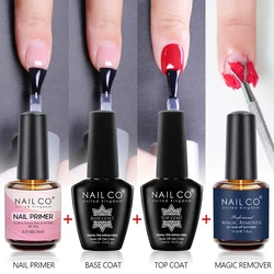 Ultimate Nail Gel Polish Set: 15ml Top & Base Coat with Magic Remover Functionality (BTPR - H)