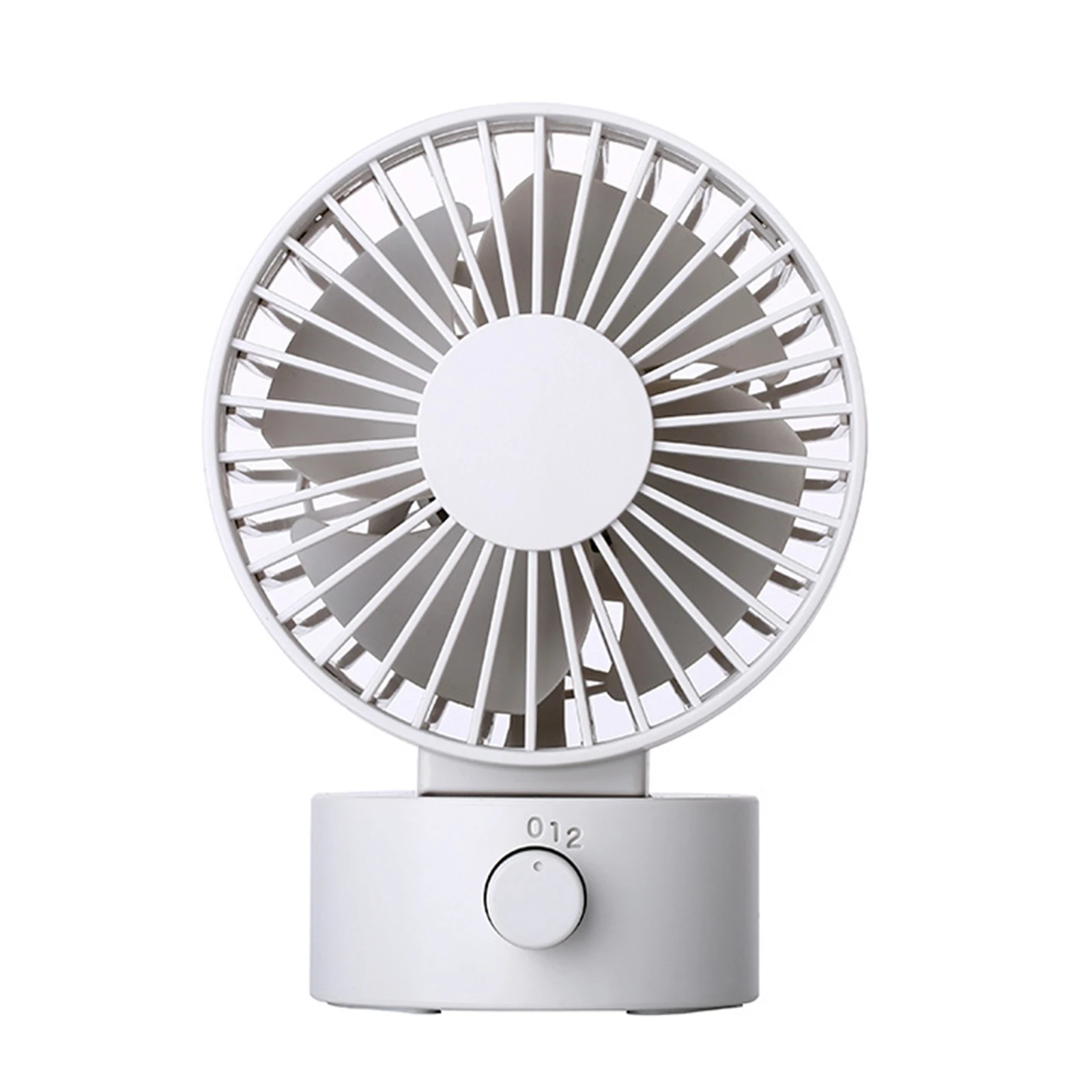 Mini USB Desk Fan Desktop Office Quiet Cooling Fans 2 Speed Adjustment Portable Table Fans Home Outdoor