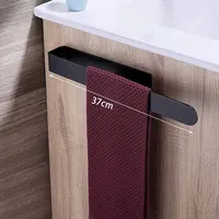 Towel Rack Non-punched Towel Rack Bathroom Rack Self-adhesive Bathroom Kitchen Towel Hand Towel Rack Household Items 6
