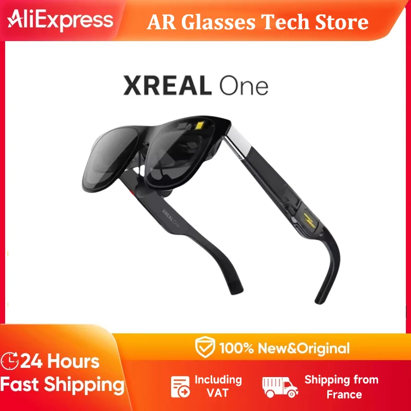 Xreal One Occhiali AR Realtà Aumentata – 3DoF, Risoluzione 3840x1080, Campo Visivo 50°